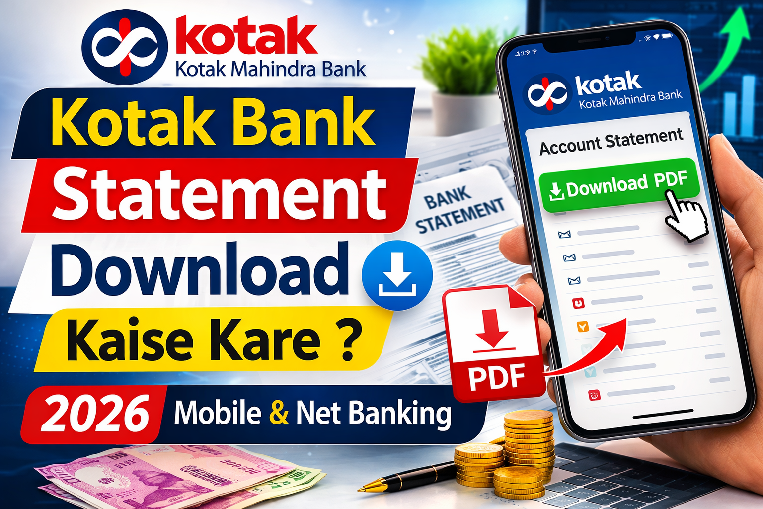 Kotak Bank Statement Download kaese kare 2026
