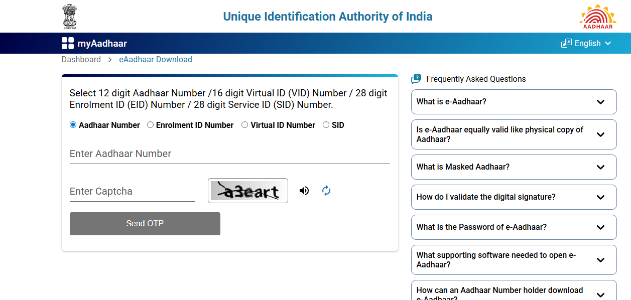 Aadhar Card Online Kaise Download Kare (2026)